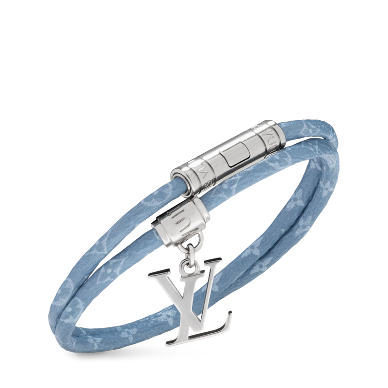 Bracelet LV Monogram Double Tour Bleu