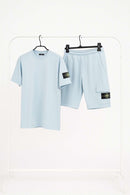 Ensemble Stone Bleu clair- T-Shirt & Short