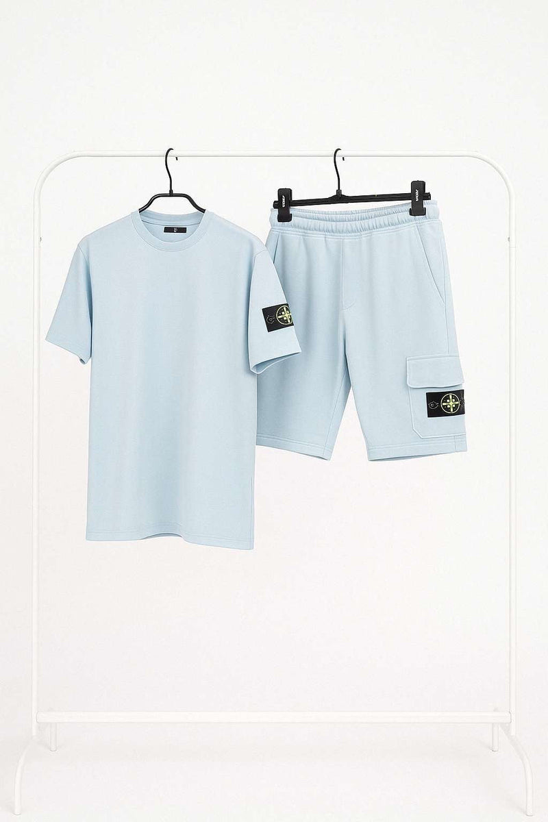 Ensemble Stone Bleu clair- T-Shirt & Short