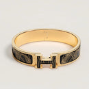 Hermès - Bracelet Clic H Brides de Gala Appliqué Piqué