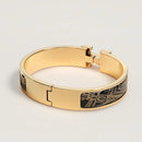 Hermès - Bracelet Clic H Brides de Gala Appliqué Piqué