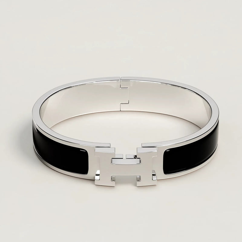 Hermès -  Clic H Bracelet Noir