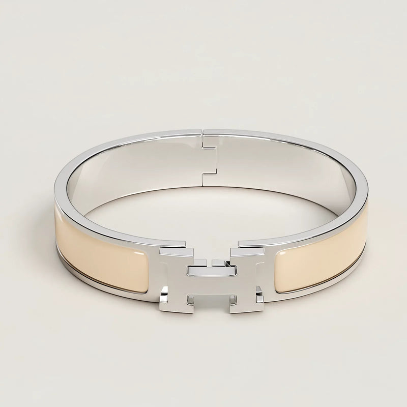 Hermès -  Clic H Bracelet Crème
