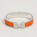 Hermès -  Clic H Bracelet Orange Fruité