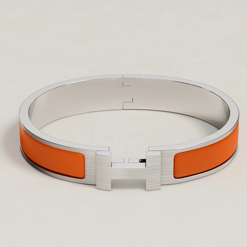 Hermès - Bracelet Clic HH Orange Mat