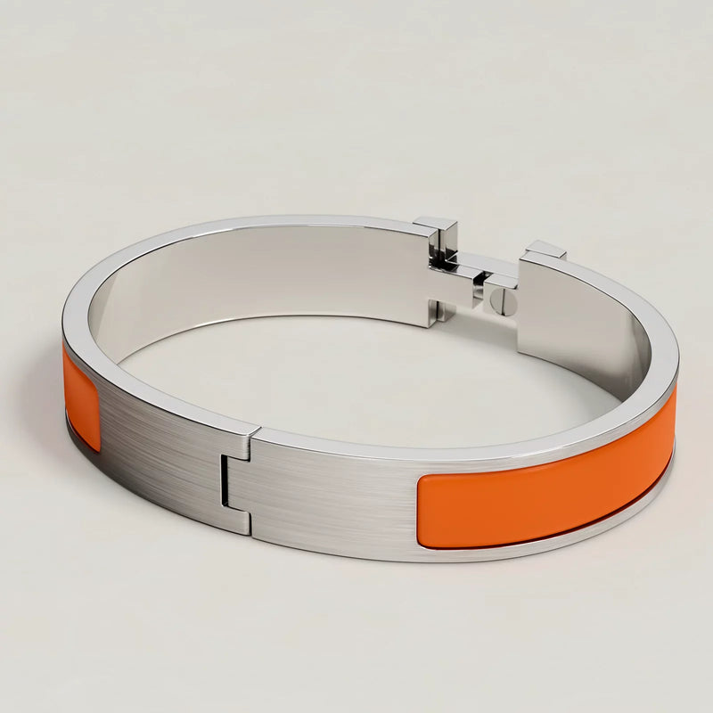 Hermès - Bracelet Clic HH Orange Mat