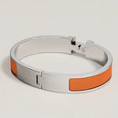 Hermès - Bracelet Clic HH Orange Feu Mat