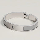 Hermès - Bracelet Clic HH Gris Clair Mat