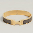 Hermès - Bracelet Clic HH Or Gris Étain Mat