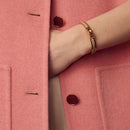 Hermès - Bracelet Mini Clic Kelly Marron Glacé