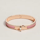 Hermès - Bracelet Mini Clic Kelly Rose Beauté