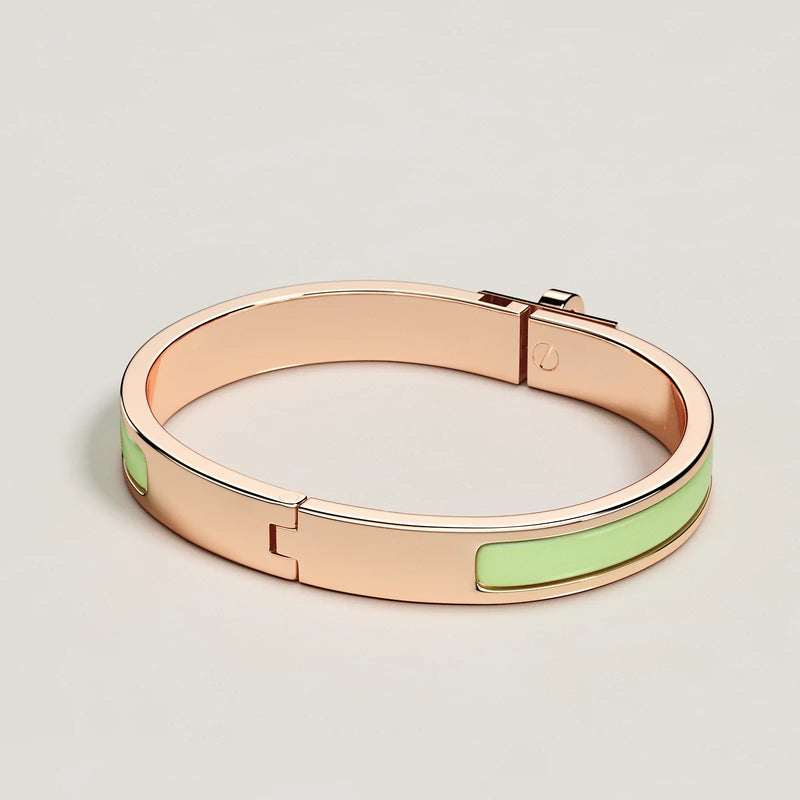 Hermès - Bracelet Mini Clic Kelly Vert Amende