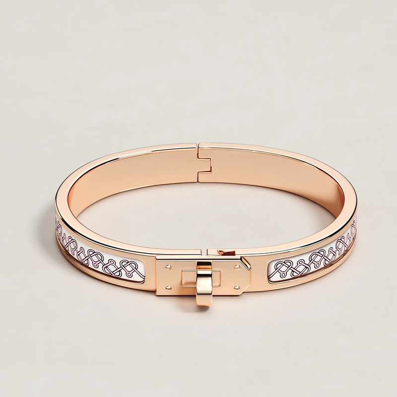 Hermès - Bracelet Mini Clic Kelly Petits Cœurs