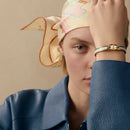 Hermès - Bracelet Mini Clic Chaîne d'Ancre Bleu Polaire