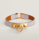 Hermès - Bracelet Rivale Mini Mauve Pâle