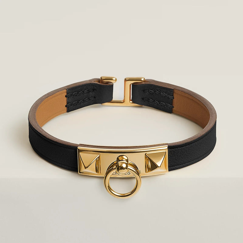 Hermès - Bracelet Rivale Mini Noir
