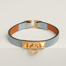 Hermès - Bracelet Rivale Mini Bleu Glacier
