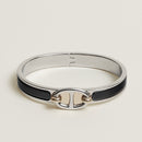 Hermès - Bracelet Mini Clic Chaîne d'Ancre Noir 2