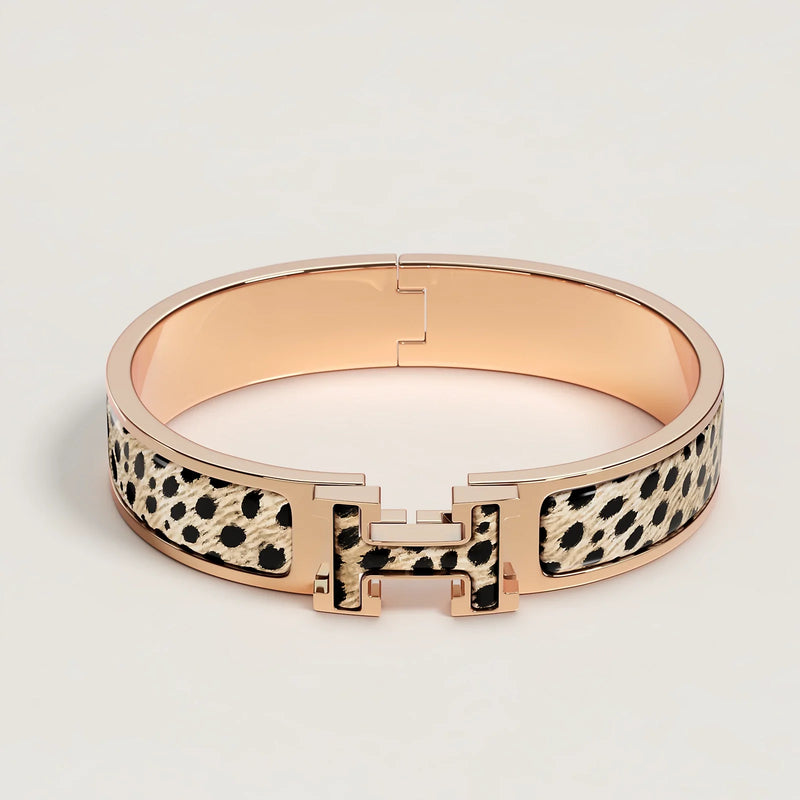 Hermès - Bracelet Clic H Acinonyx Jubatus