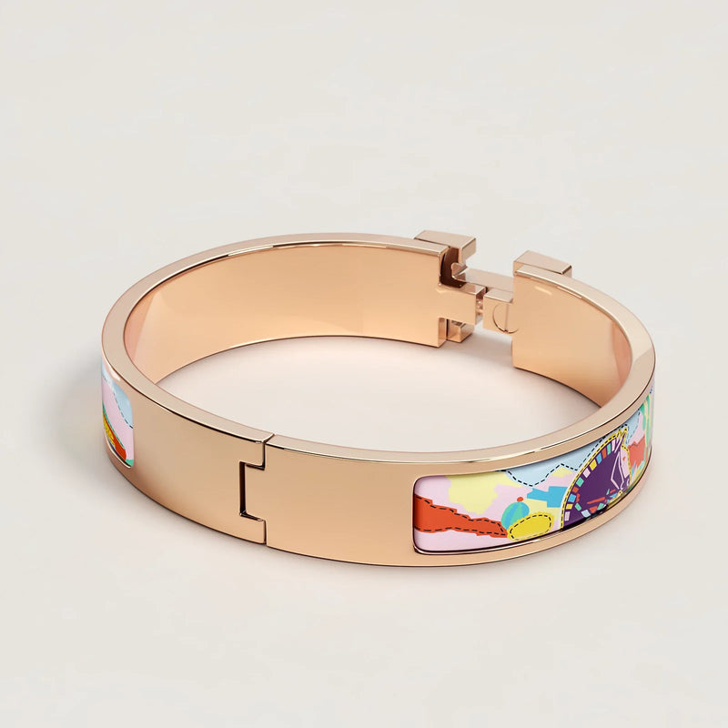 Hermès - Bracelet Clic H Bottes Story I