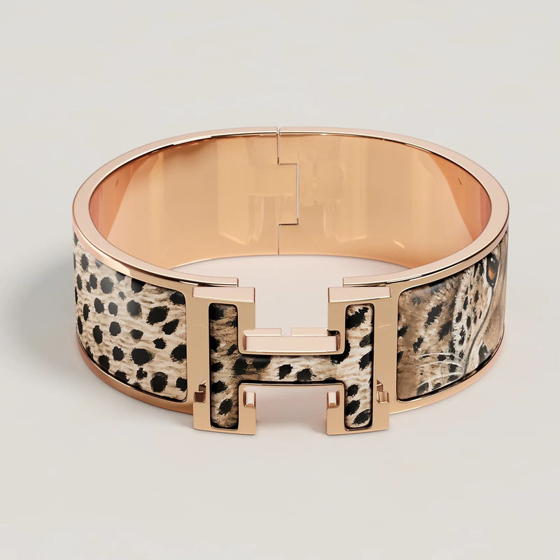 Hermès - Bracelet Clic Clac H Acinonyx Jubatus