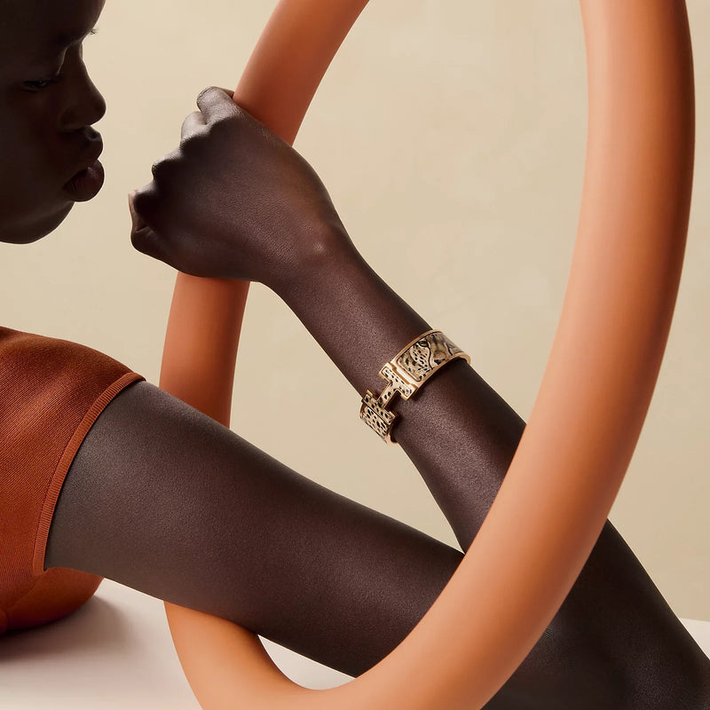Hermès - Bracelet Clic Clac H Acinonyx Jubatus