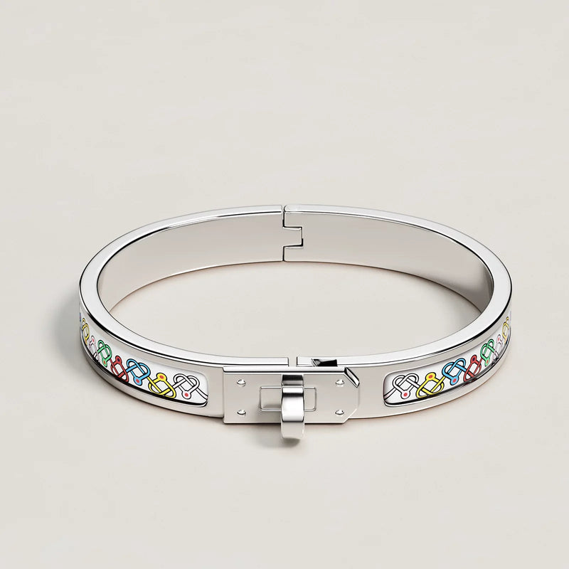 Hermès - Bracelet Mini Clic Kelly Petits Cœurs