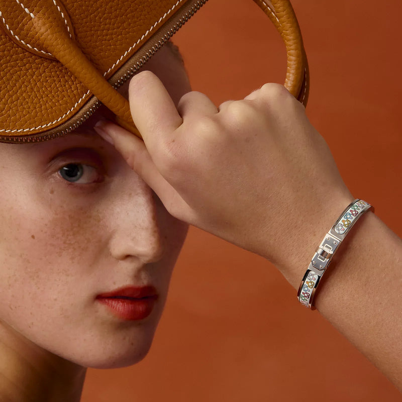 Hermès - Bracelet Mini Clic Kelly Petits Cœurs