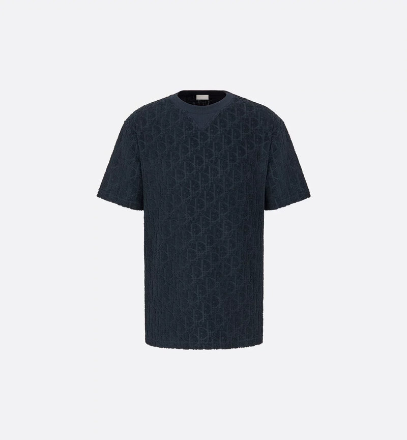 Dior - T-shirt Dior Oblique Bleu Marine