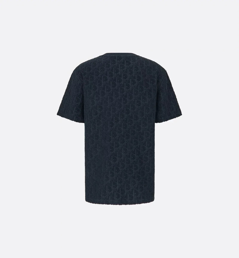 Dior - T-shirt Dior Oblique Bleu Marine