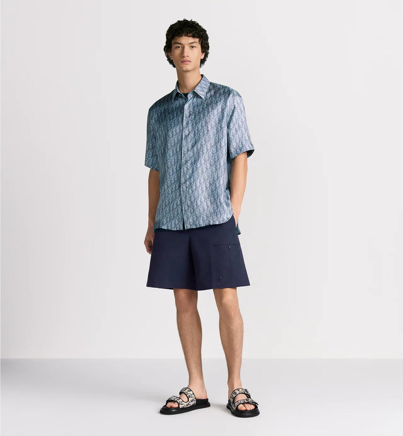 Dior - Chemise à manches courtes Dior Oblique