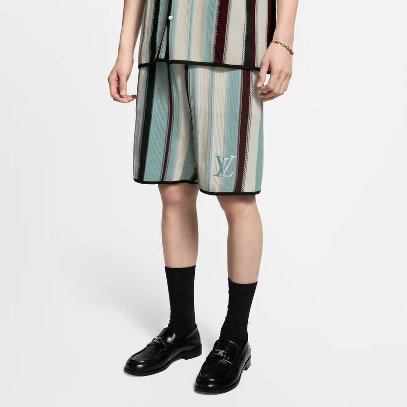 Louis Vuitton - Short rayé en crochet