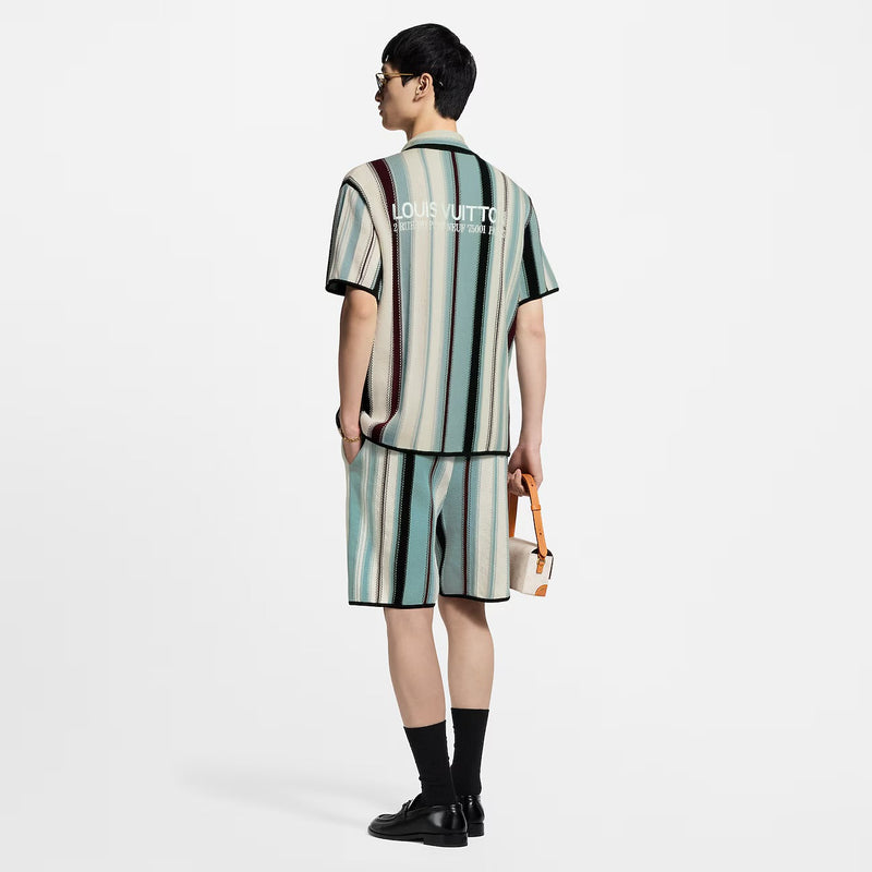 Louis Vuitton - Short rayé en crochet