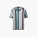 Louis Vuitton - Chemise manches courtes rayée en crochet