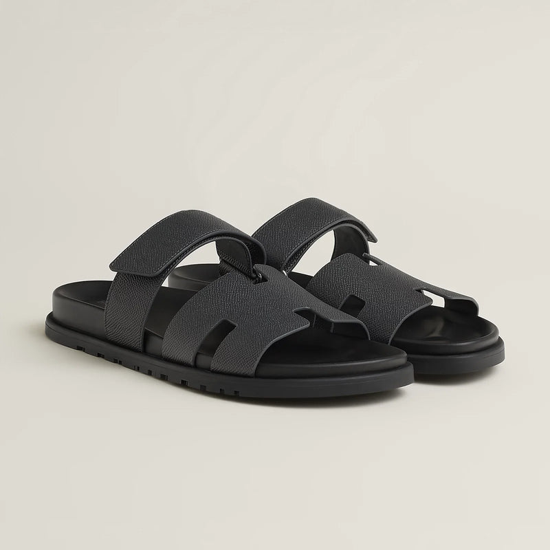 Hermès - Sandales Chypre Gris Orage