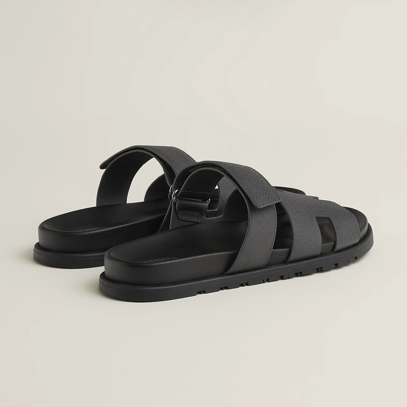 Hermès - Sandales Chypre Gris Orage