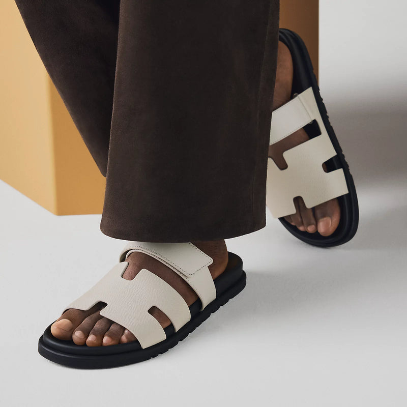 Hermès - Sandales Chypre Beige Glaise