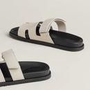 Hermès - Sandales Chypre Beige Glaise