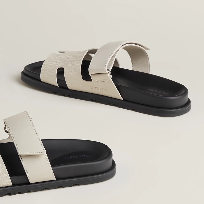 Hermès - Sandales Chypre Beige Glaise