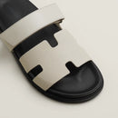 Hermès - Sandales Chypre Beige Glaise