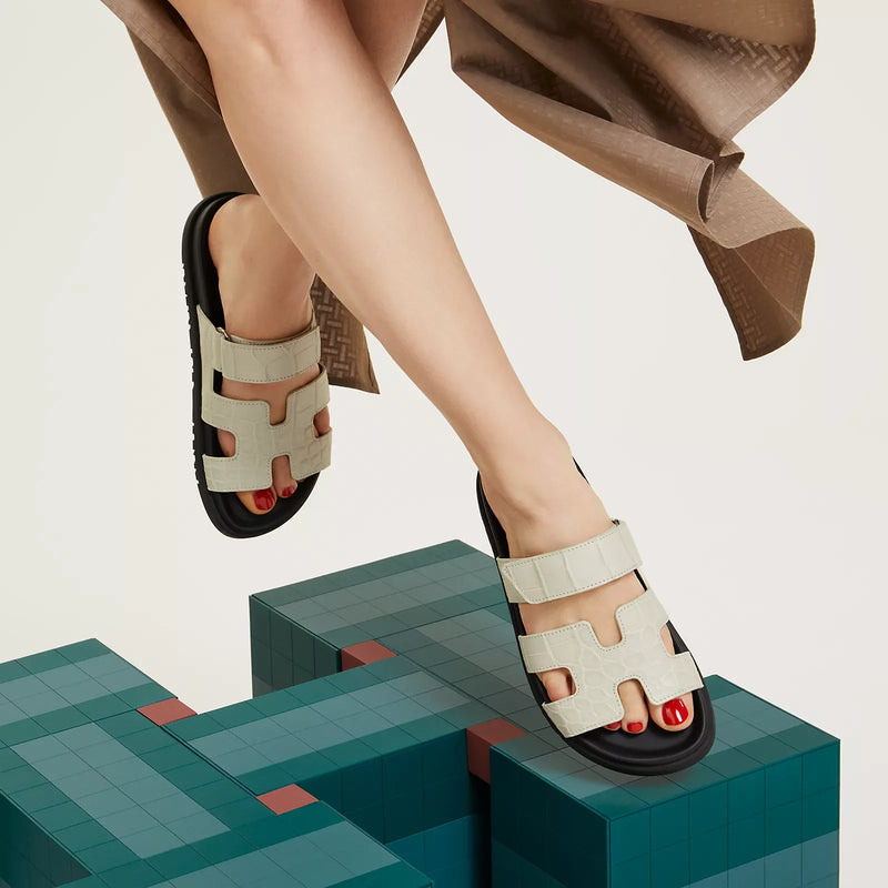 Hermès - Sandales Chypre Beige Glaise (ÉDITION LIMITÉE)