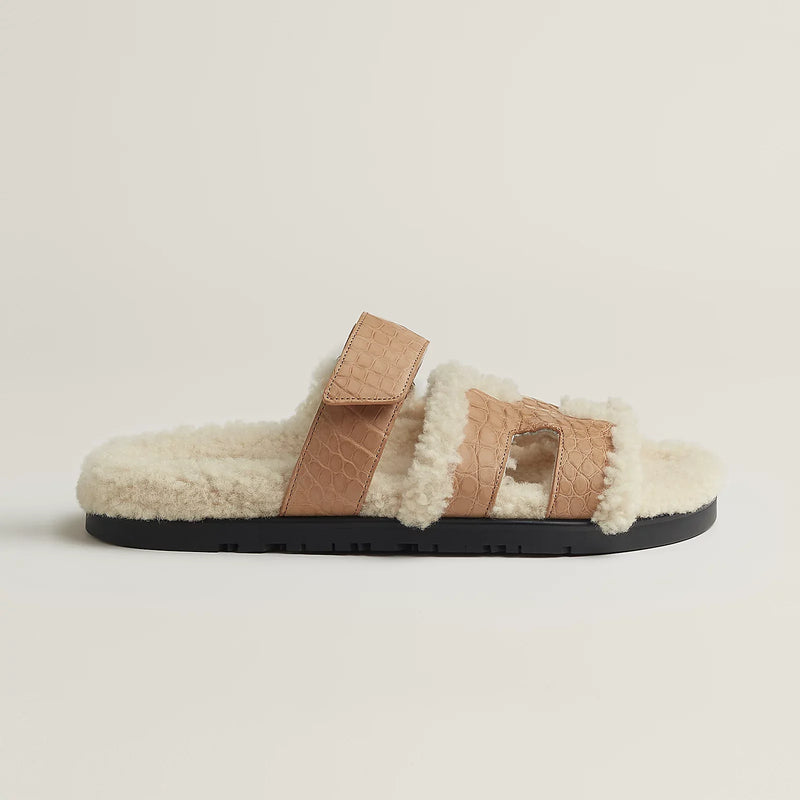 Hermès - Sandales Chypre Beige Natura / Écru (ÉDITION LIMITÉE)