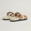 Hermès - Sandales Chypre Beige Natura / Écru (ÉDITION LIMITÉE)