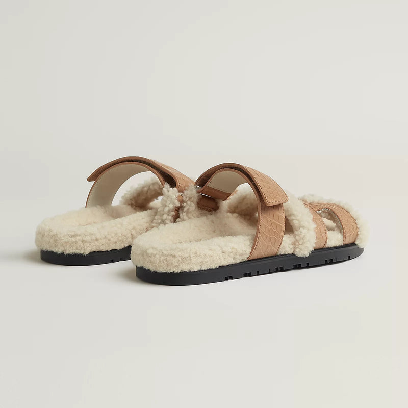 Hermès - Sandales Chypre Beige Natura / Écru (ÉDITION LIMITÉE)