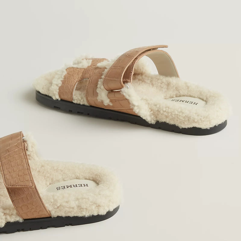 Hermès - Sandales Chypre Beige Natura / Écru (ÉDITION LIMITÉE)