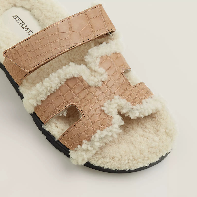 Hermès - Sandales Chypre Beige Natura / Écru (ÉDITION LIMITÉE)