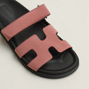 Hermès - Sandales Chypre Bois De Rose