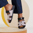 Hermès - Sandales Chypre Prunoir / Noir (ÉDITION LIMITÉE)