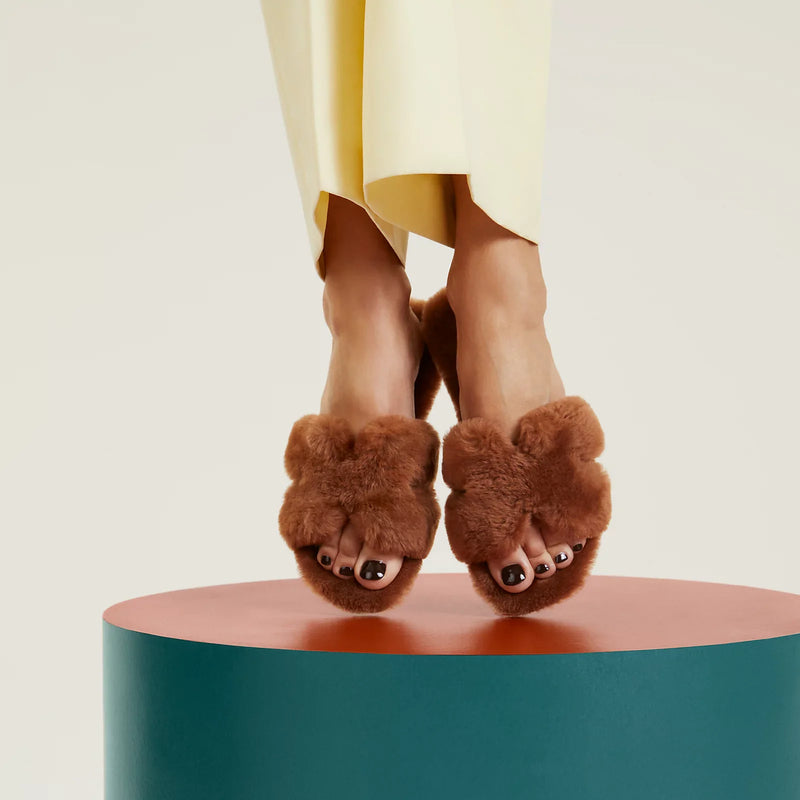 Hermès - Sandales Oran Naturel en Laine