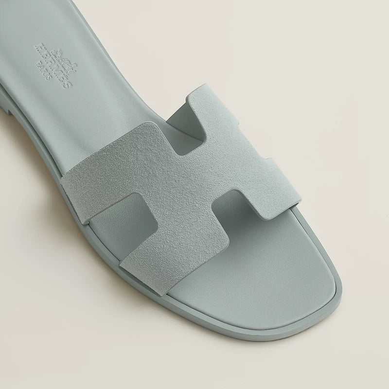 Hermès - Sandales Oran Gris Nuage